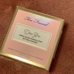 Translucent setting powder